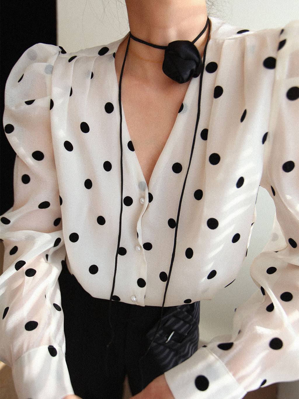 Beautifully Finished Blouse in a Timeless Design