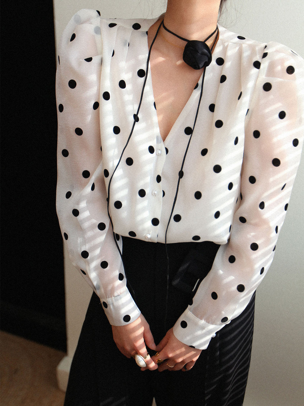 Beautifully Finished Blouse in a Timeless Design