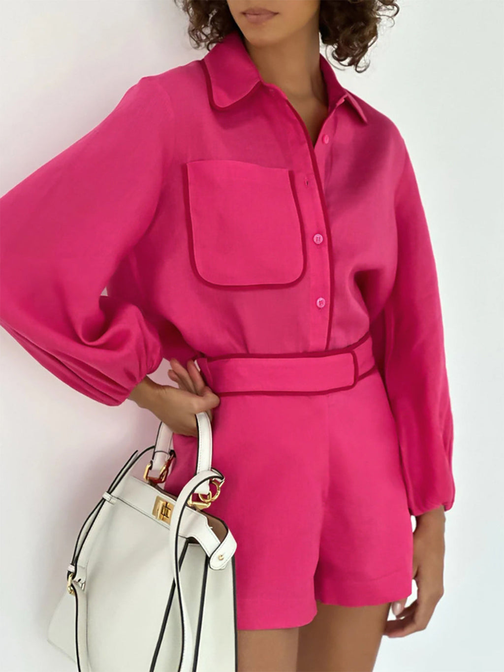 Well Tailored Blouse with a Graceful Silhouette