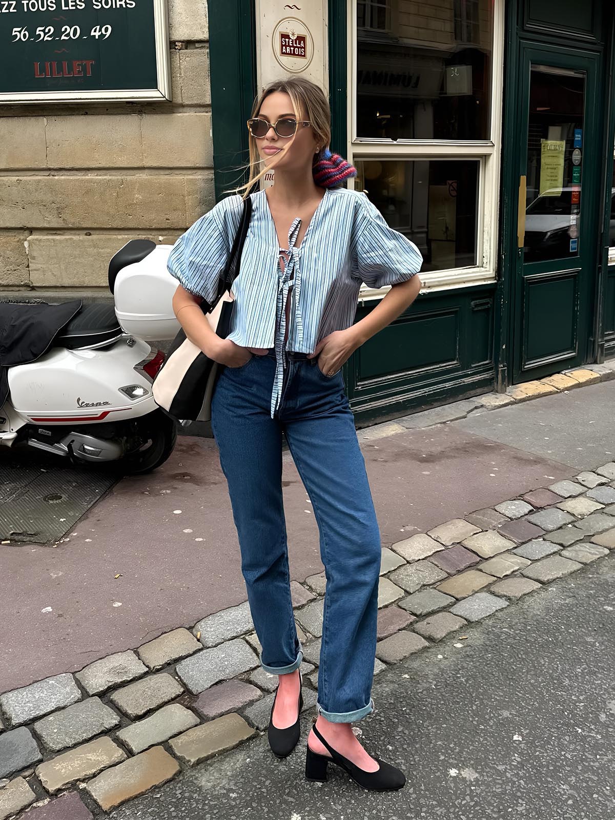 Vintage Inspired Blouse with a Contemporary Edge
