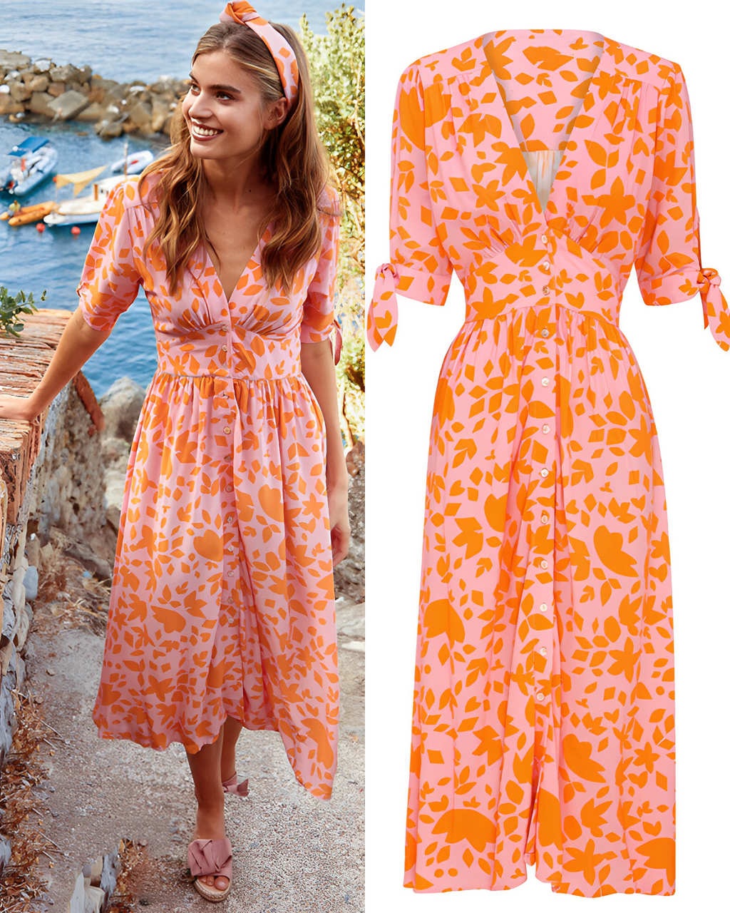 Well Tailored Dress with a Graceful Silhouette
