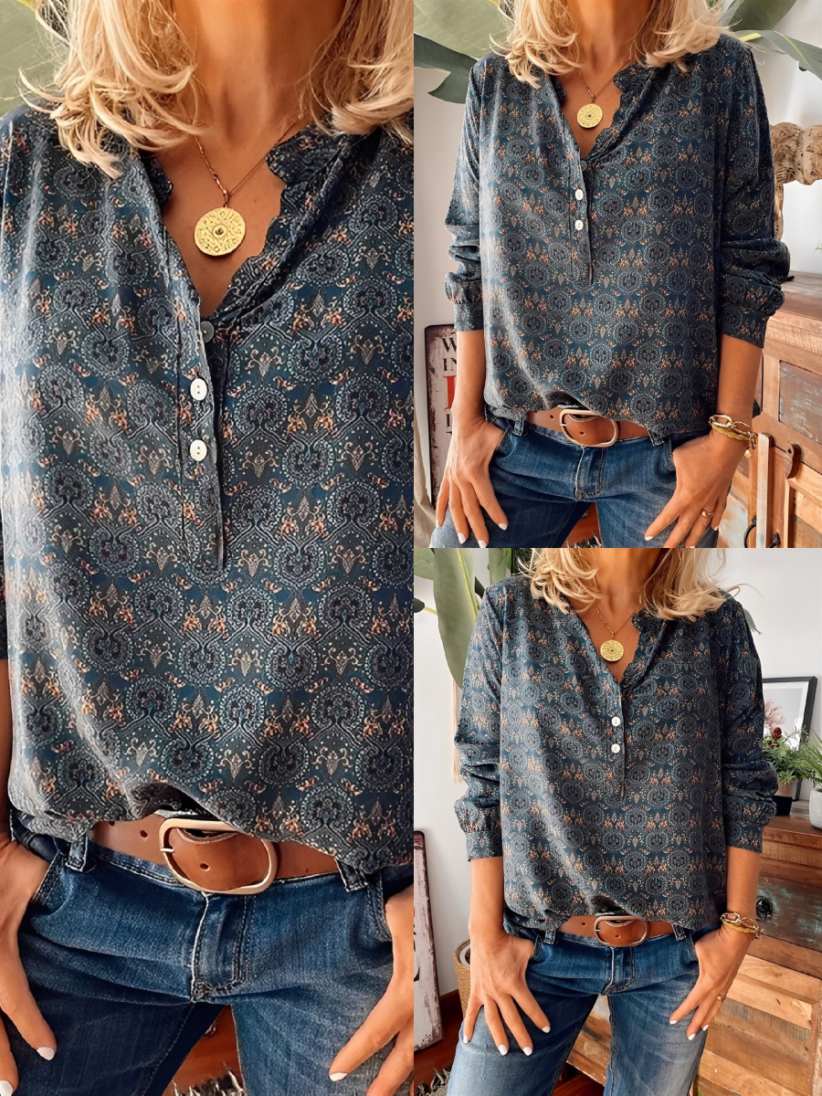 Well Tailored Blouse with a Graceful Silhouette