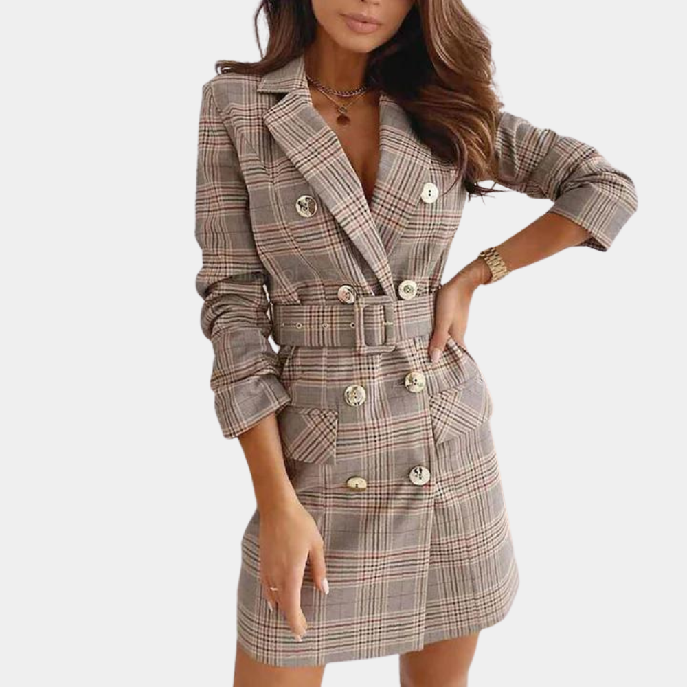 Khaki plaid