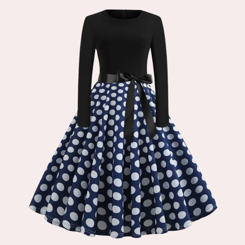Polka blue