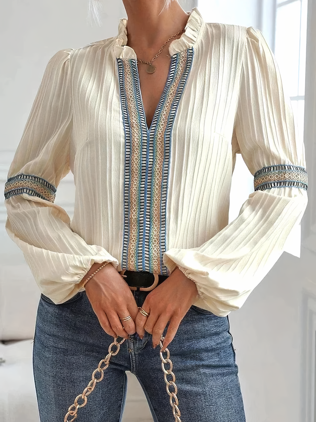 Elegantly Styled Blouse for Everyday Wear