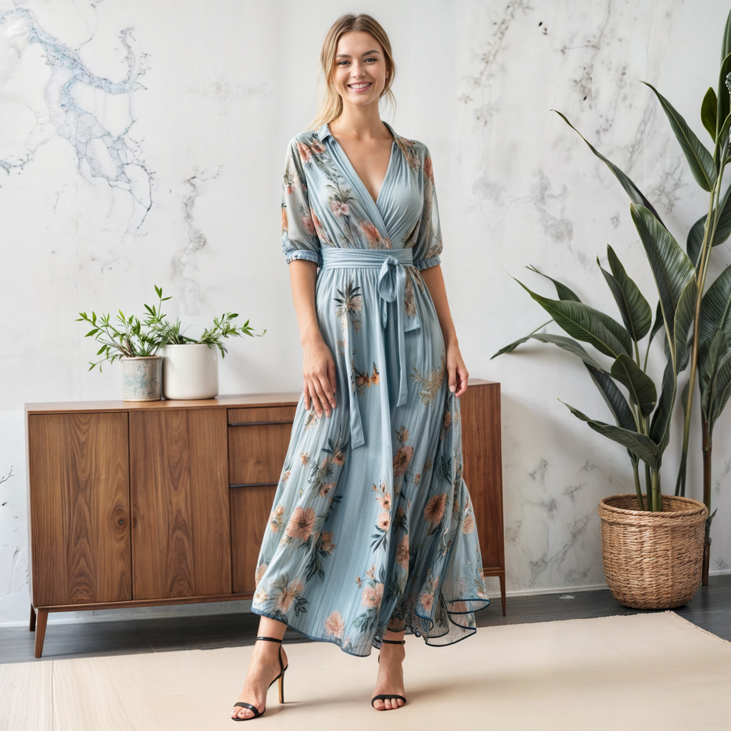 Elegantly Styled Dress for Everyday Wear