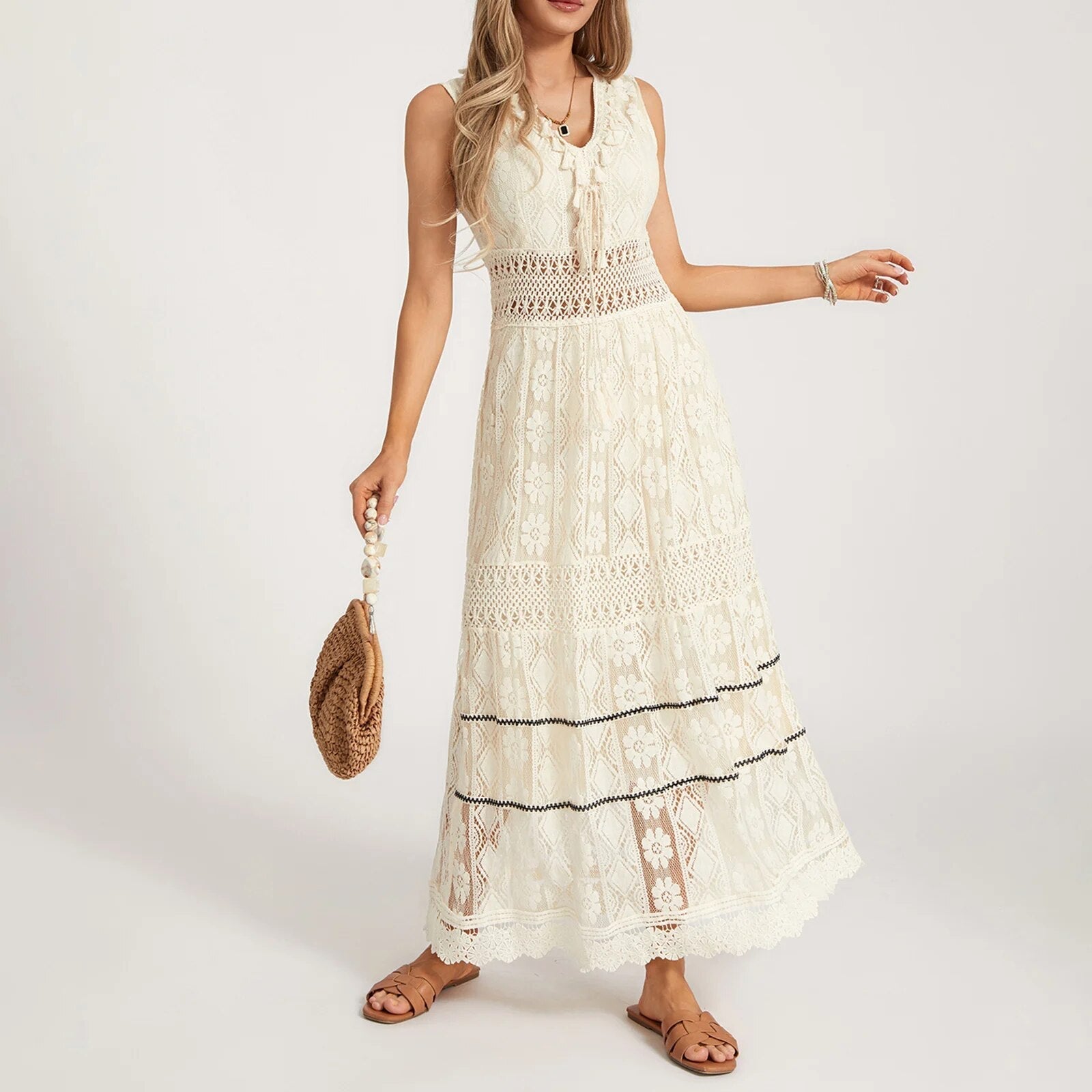 A Vintage Style Dress with Delicate Timeless Details