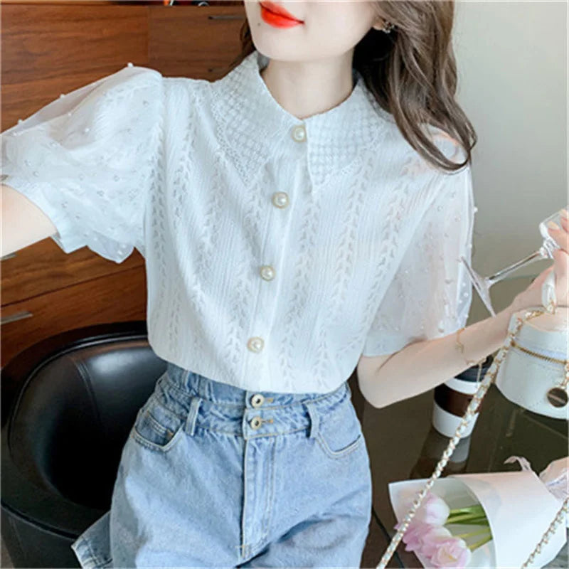 Vintage Inspired Blouse with a Contemporary Edge
