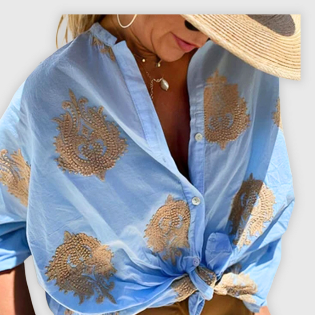 Well Tailored Blouse with a Graceful Silhouette