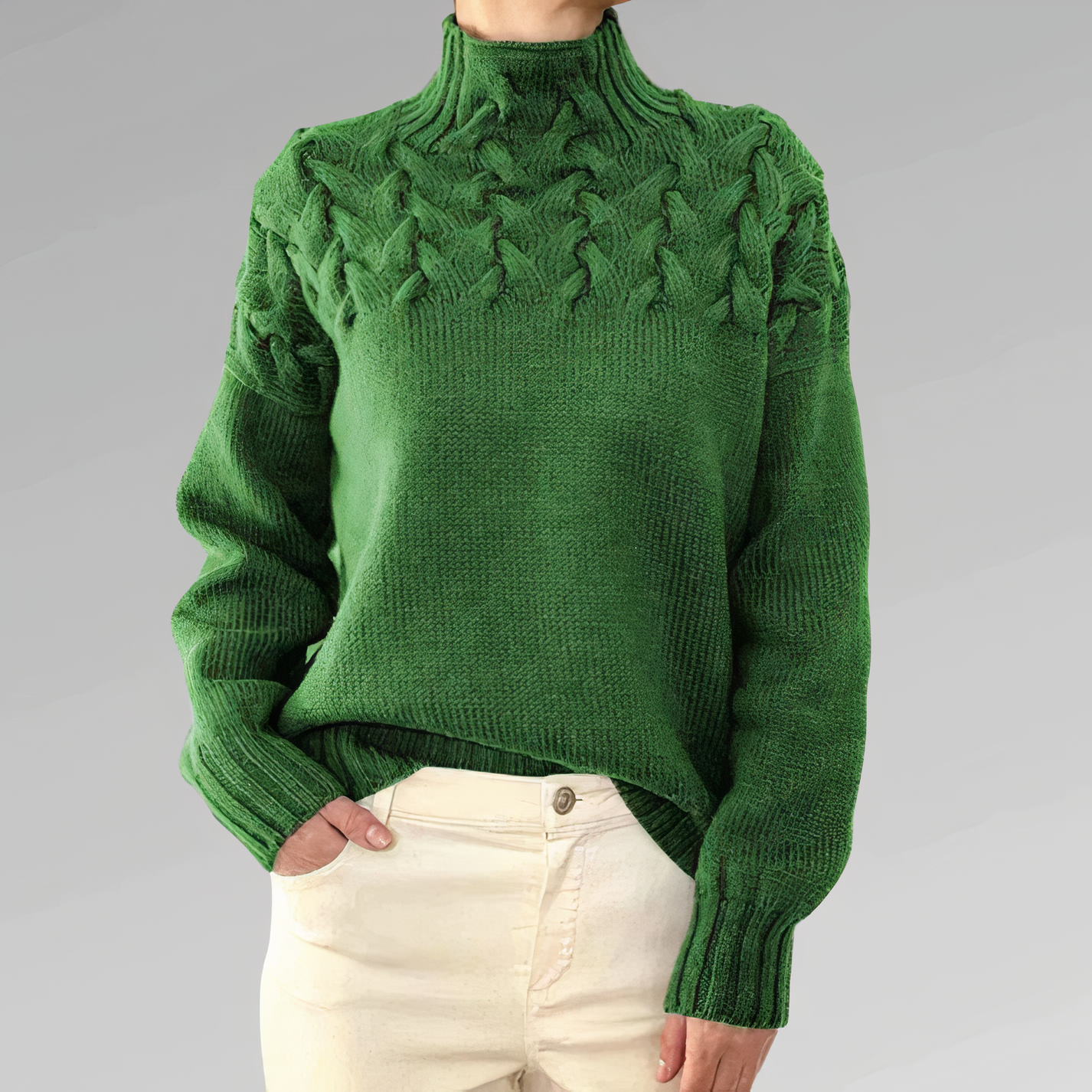 Gracefully Designed Sweater