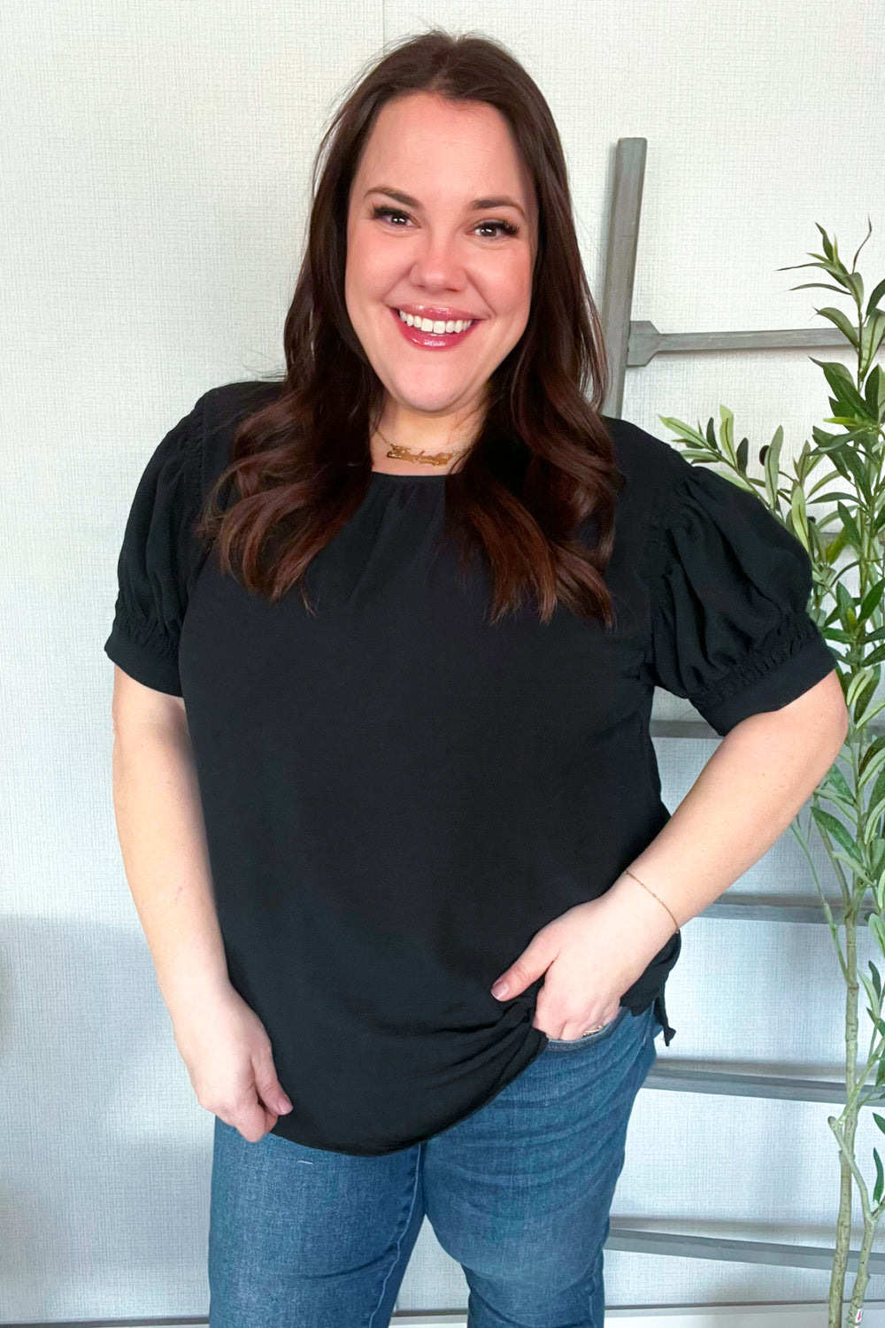 Classic Vintage Blouse with a Flattering Fit