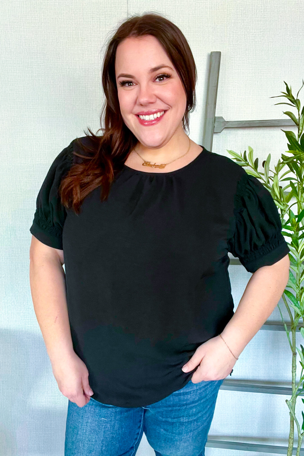 Classic Vintage Blouse with a Flattering Fit