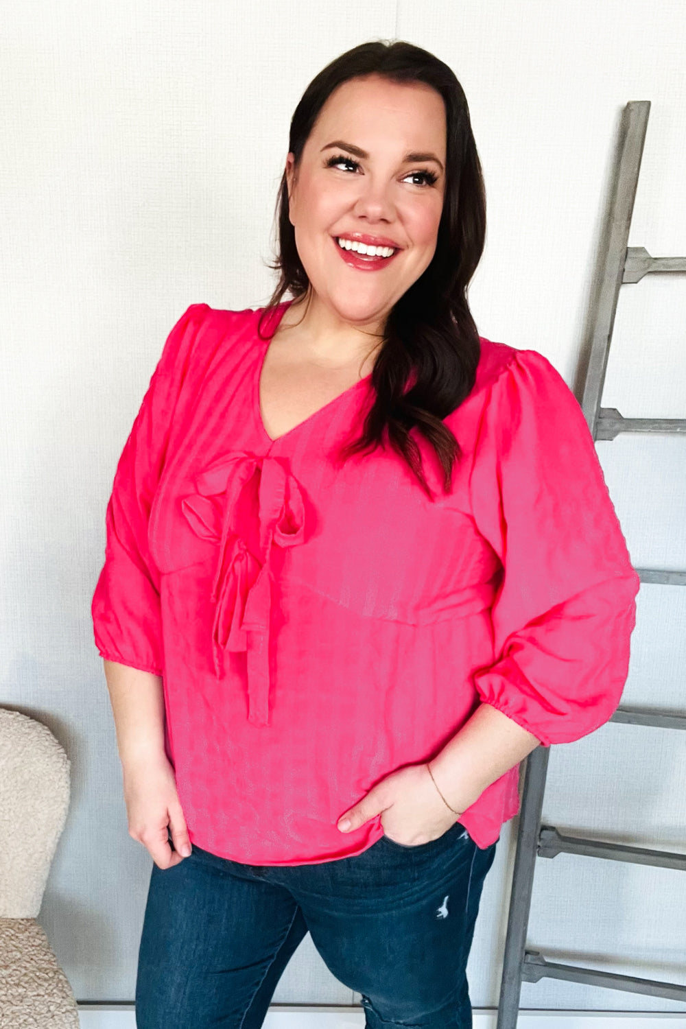 Well Tailored Blouse with a Graceful Silhouette