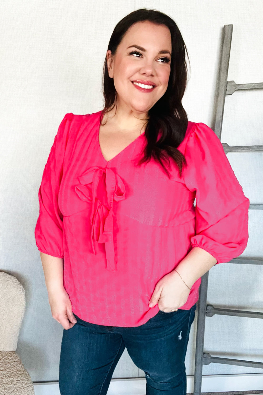 Well Tailored Blouse with a Graceful Silhouette