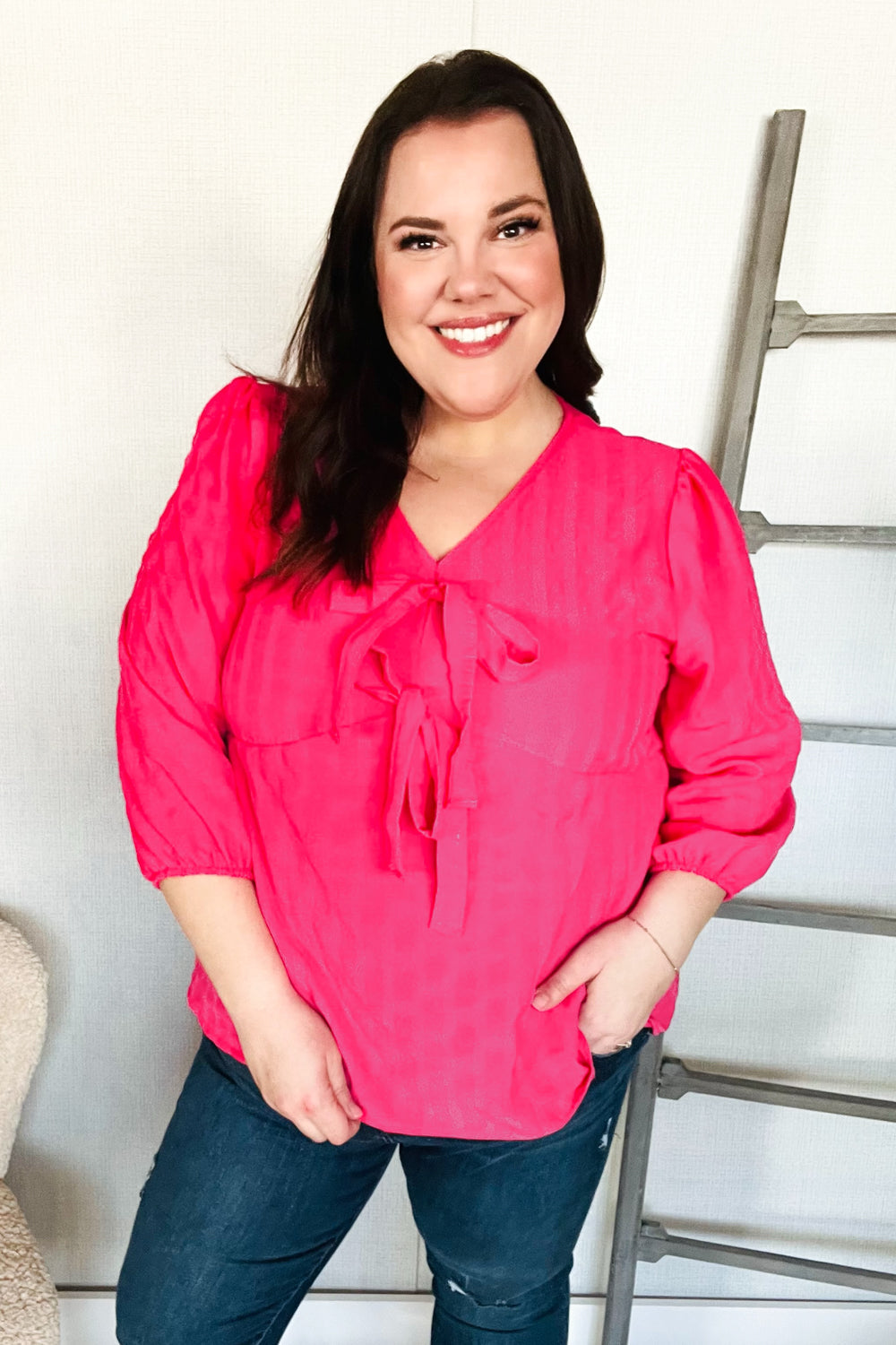 Well Tailored Blouse with a Graceful Silhouette