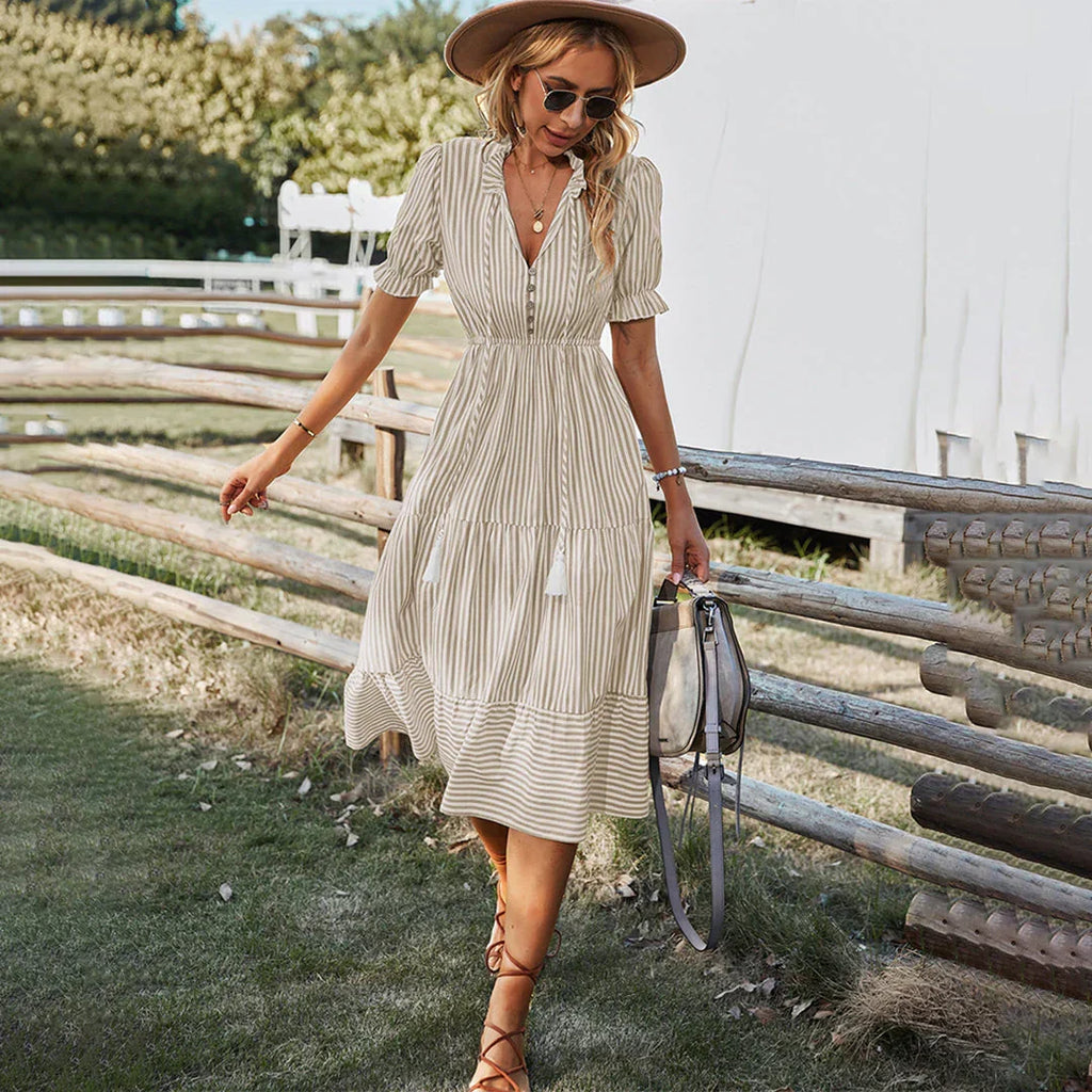 A Vintage Style Dress with Delicate Timeless Details