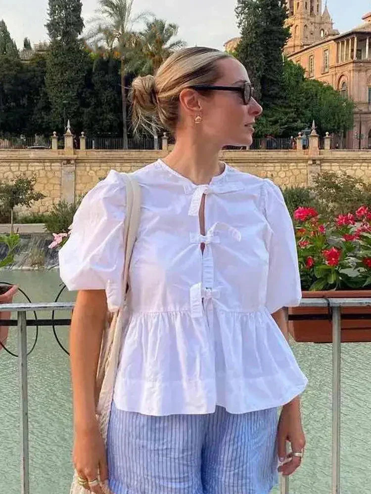 A Vintage Style Blouse with Delicate Timeless Details
