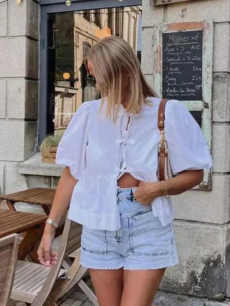 A Vintage Style Blouse with Delicate Timeless Details
