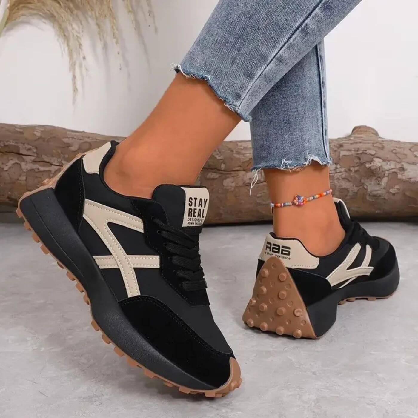 Chic Orthopedic Sneakers with Unique Design