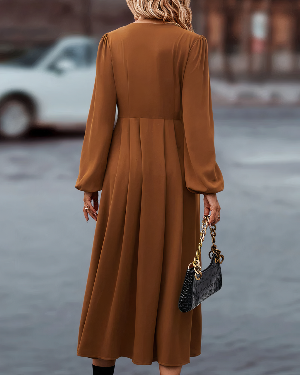 Elegantly Styled Dress for Everyday Wear