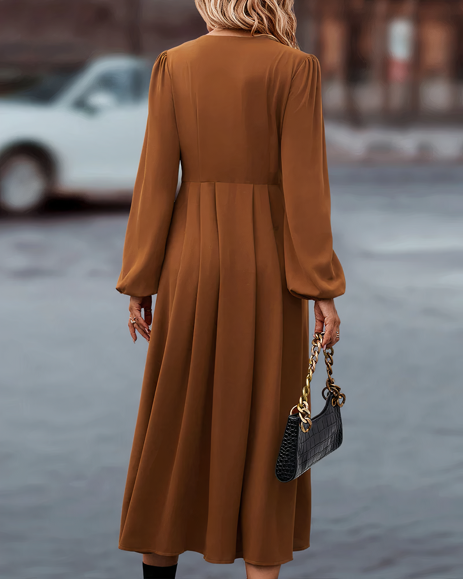 Elegantly Styled Dress for Everyday Wear