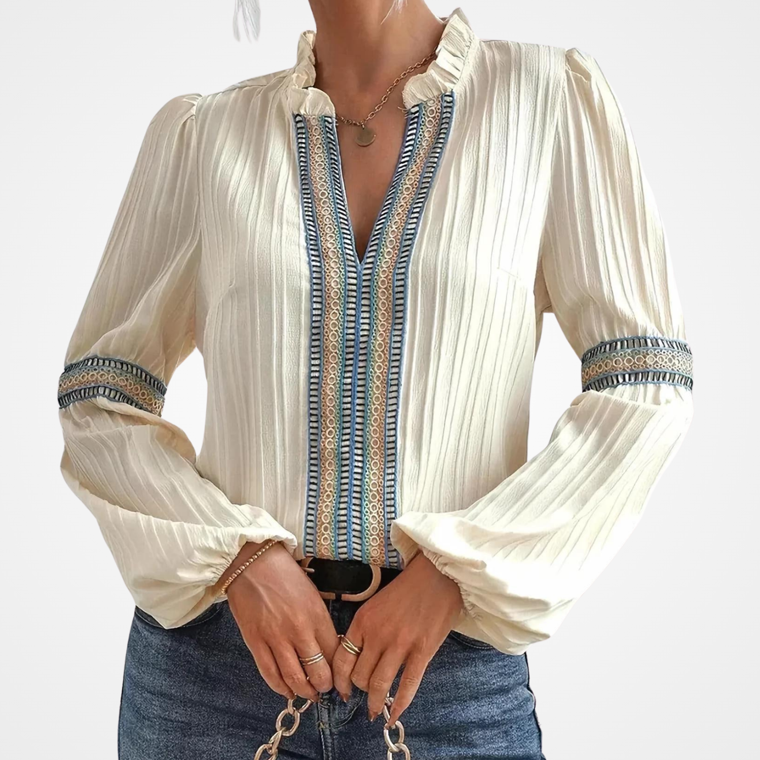Well Tailored Blouse with a Graceful Silhouette