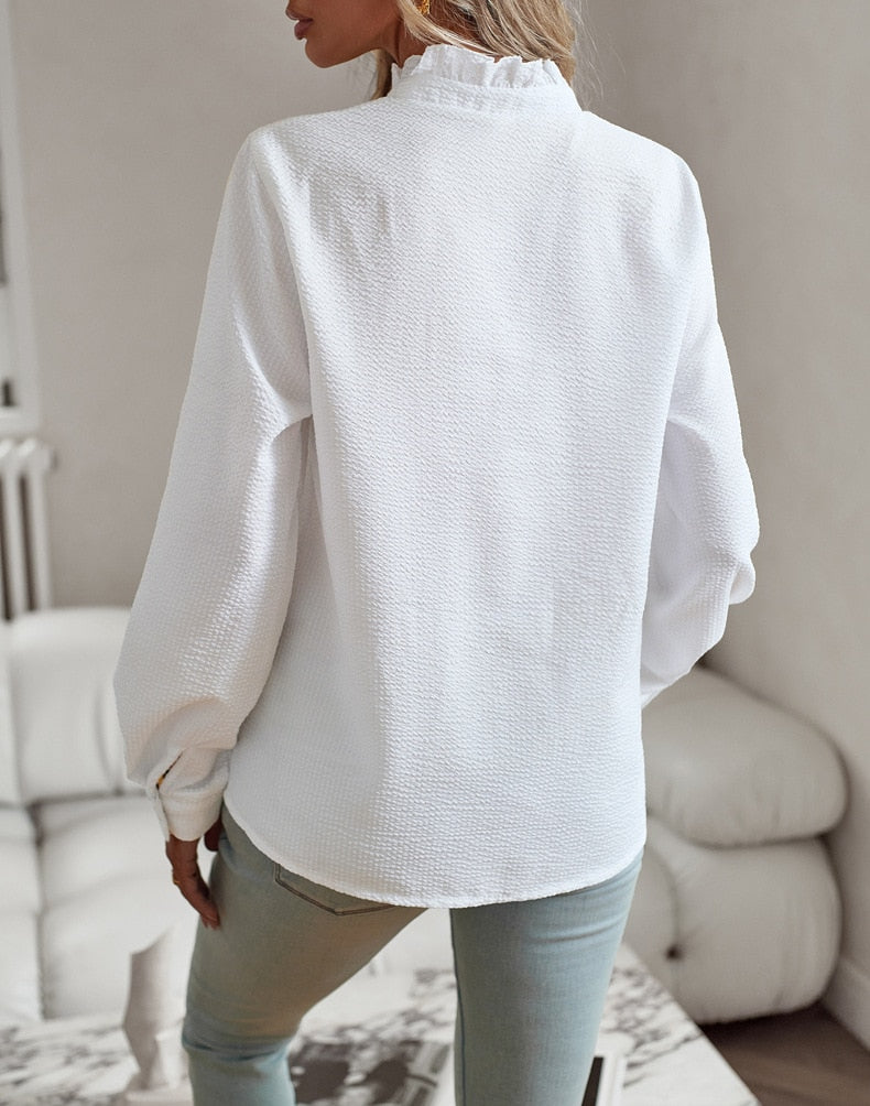 A Vintage Style Blouse with Delicate Timeless Details