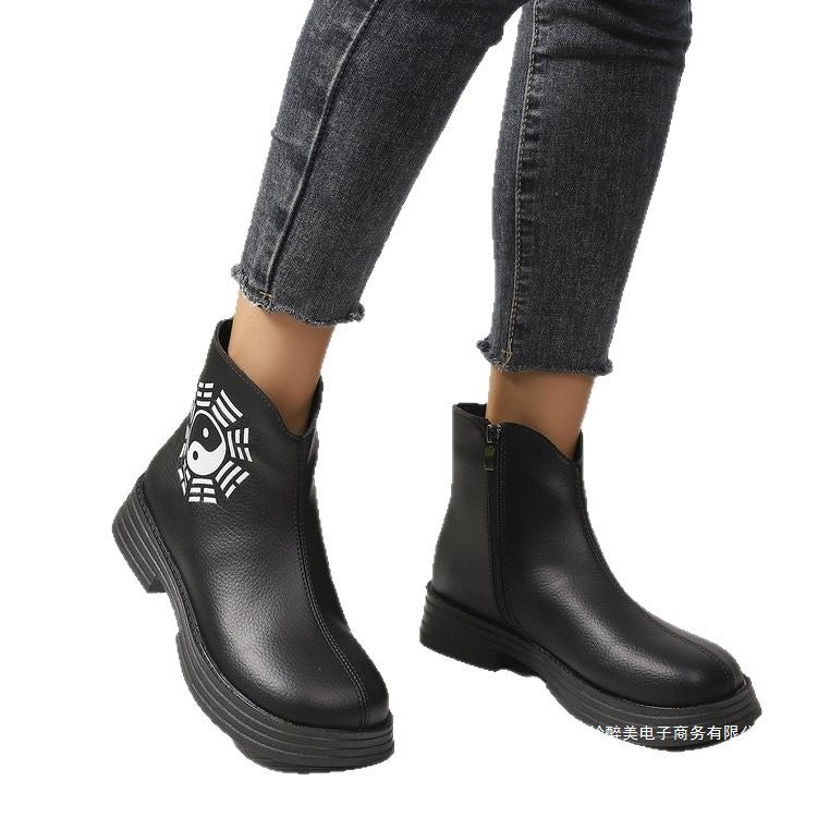 Chic Orthopedic Boots with Unique Design