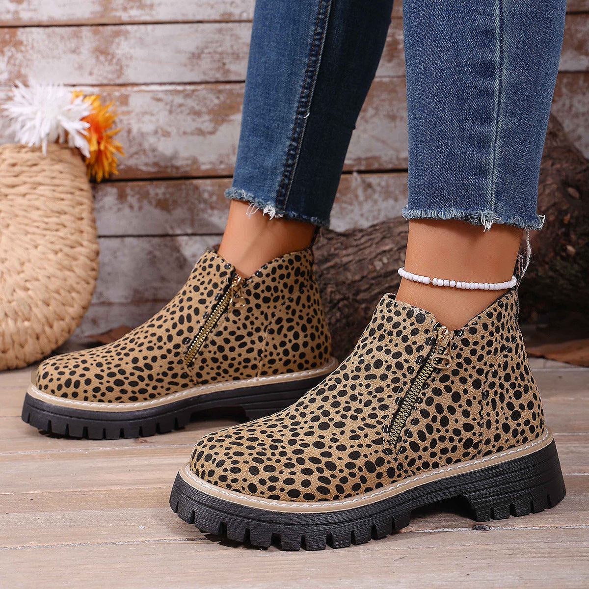 Vintage Inspired Orthopedic Boots