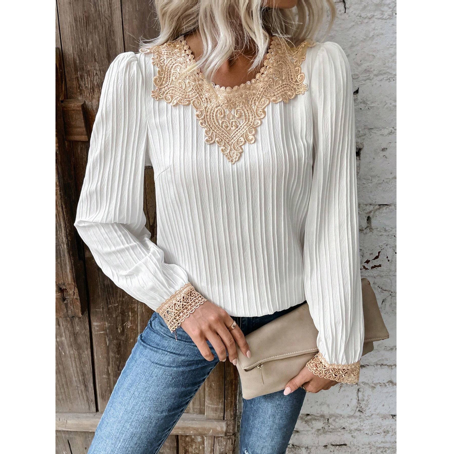 Vintage Inspired Blouse with a Contemporary Edge