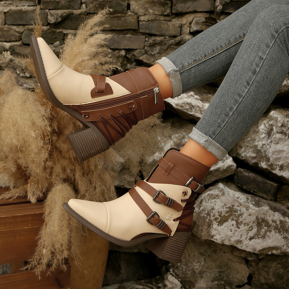 Vintage Inspired Orthopedic Boots