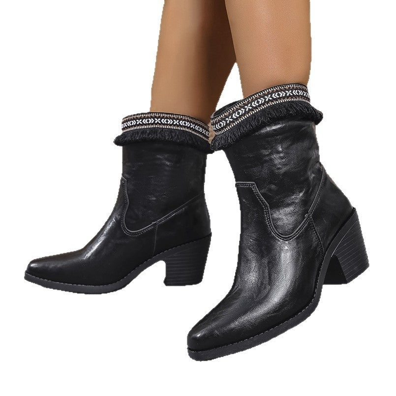 Vintage Inspired Orthopedic Boots
