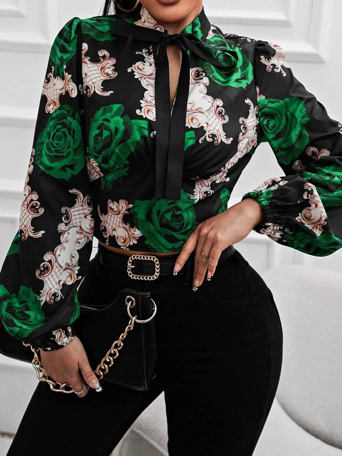 Beautifully Finished Blouse in a Timeless Design