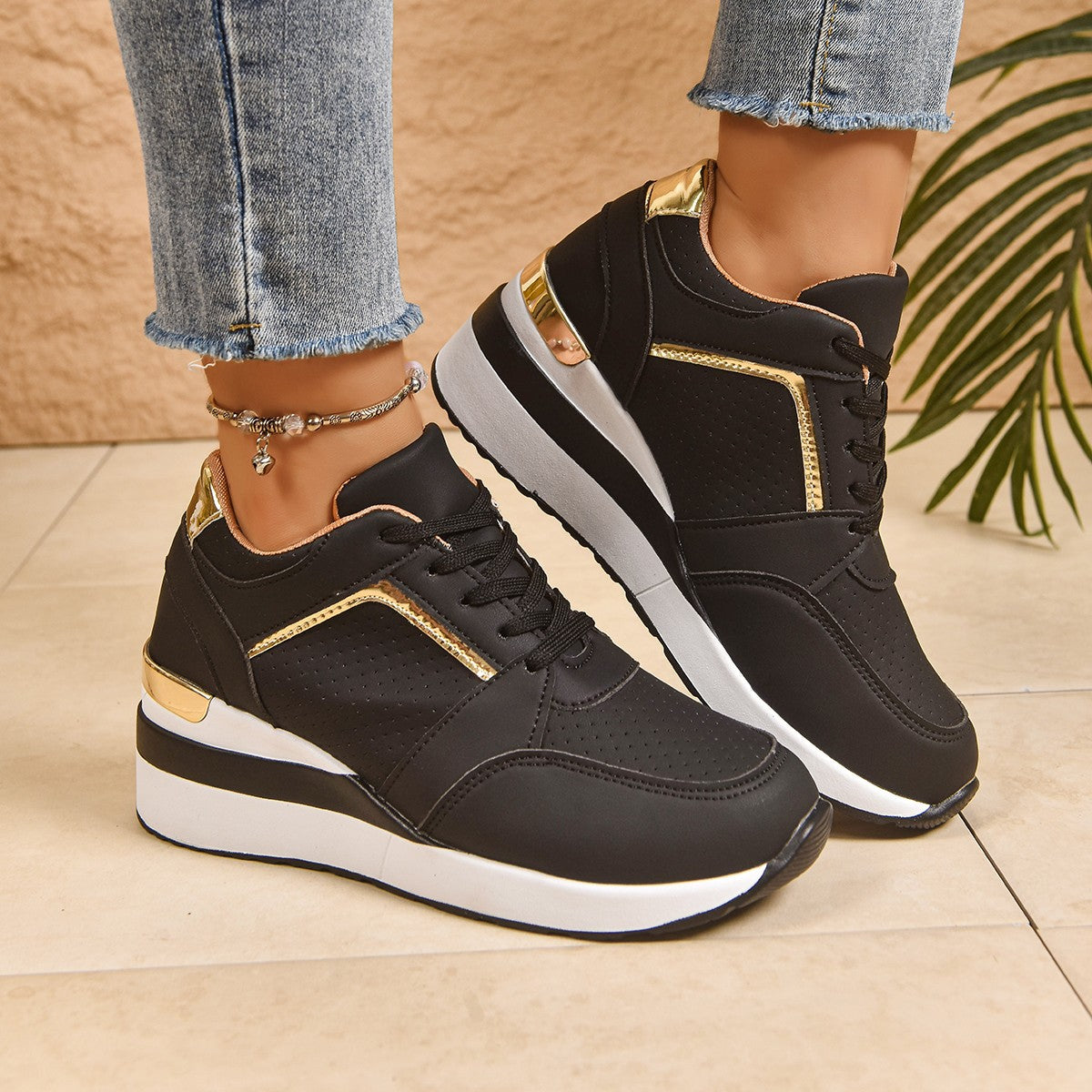 Chic Orthopedic Sneakers with Unique Design