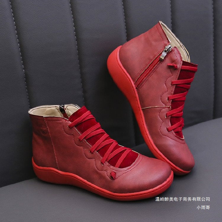 Chic Orthopedic Boots with Unique Design