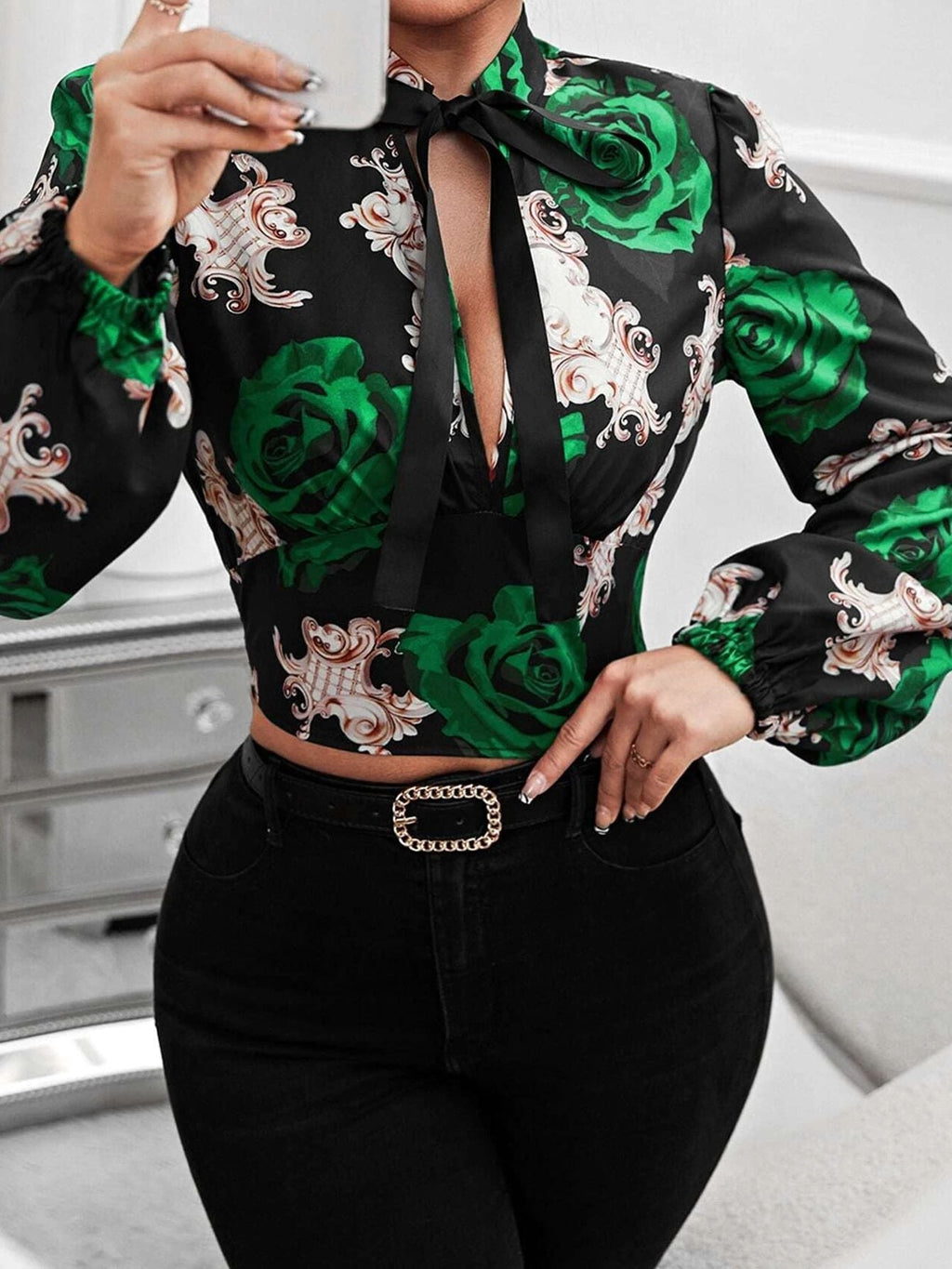Beautifully Finished Blouse in a Timeless Design