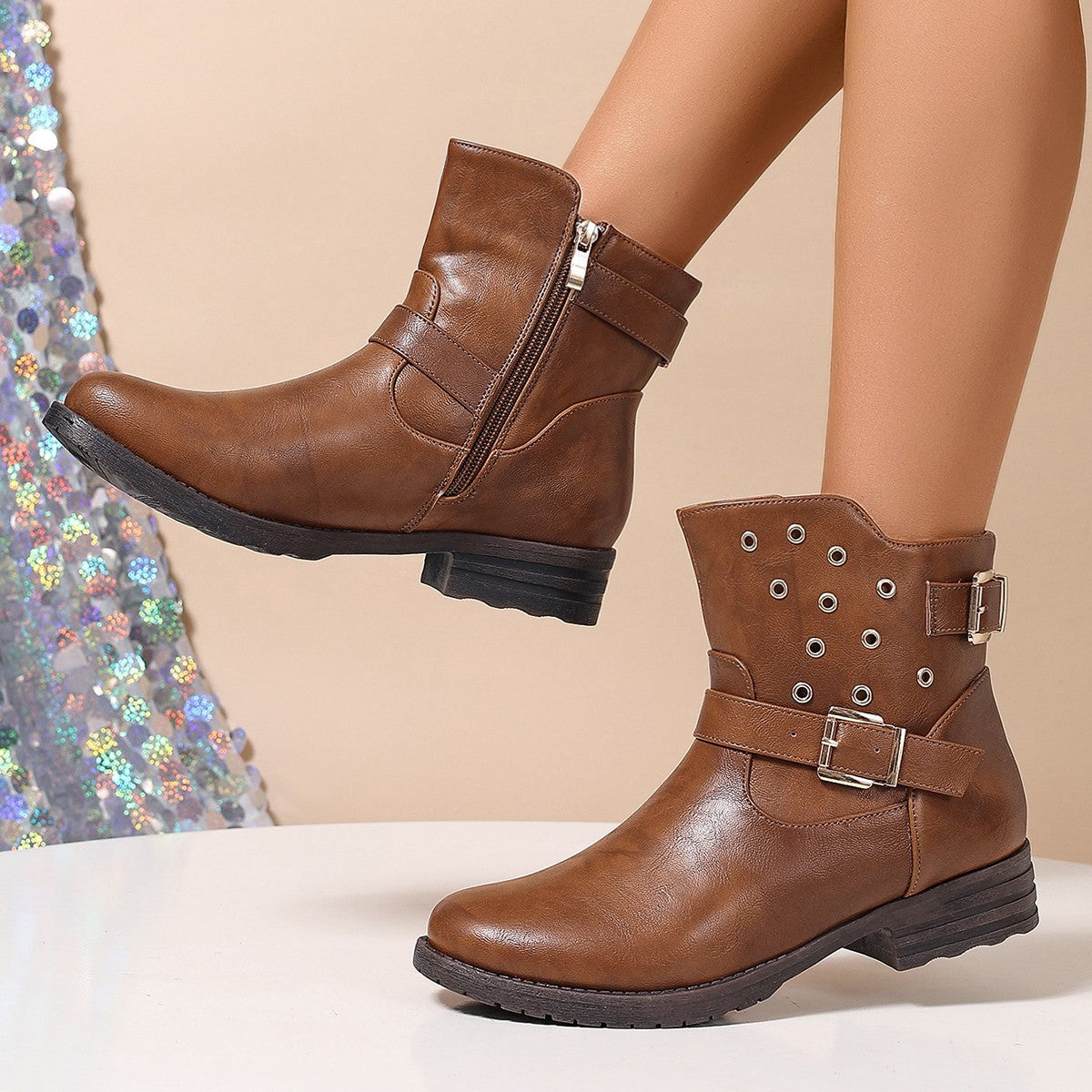 Vintage Inspired Orthopedic Boots