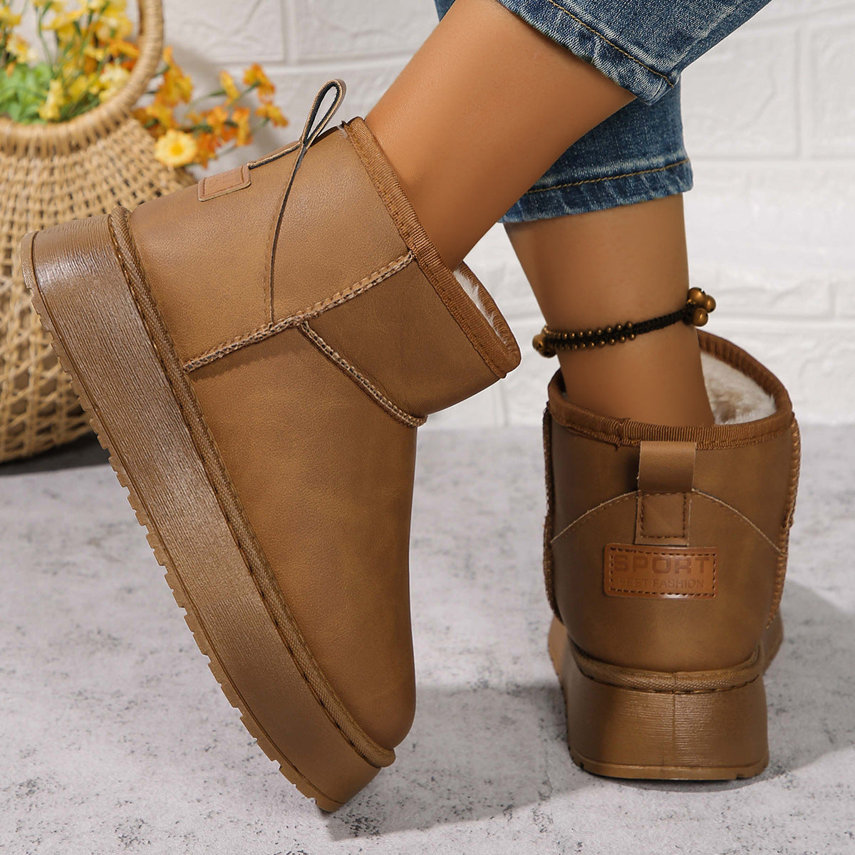 Classic Orthopedic Boots with Timeless Style