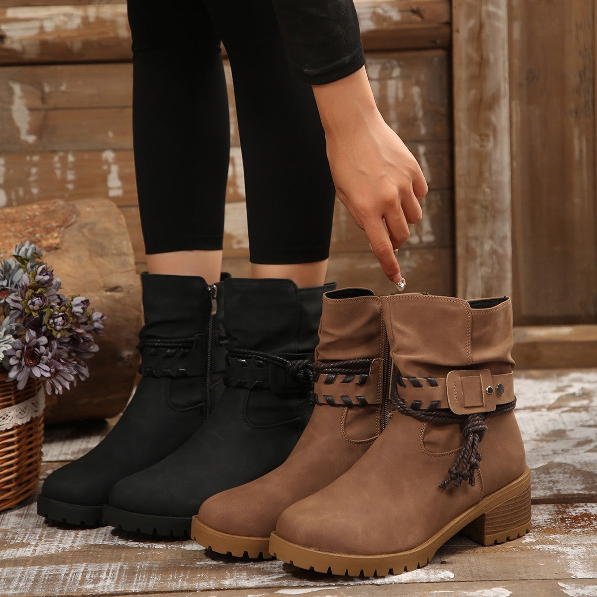 Classic Orthopedic Boots with Timeless Style