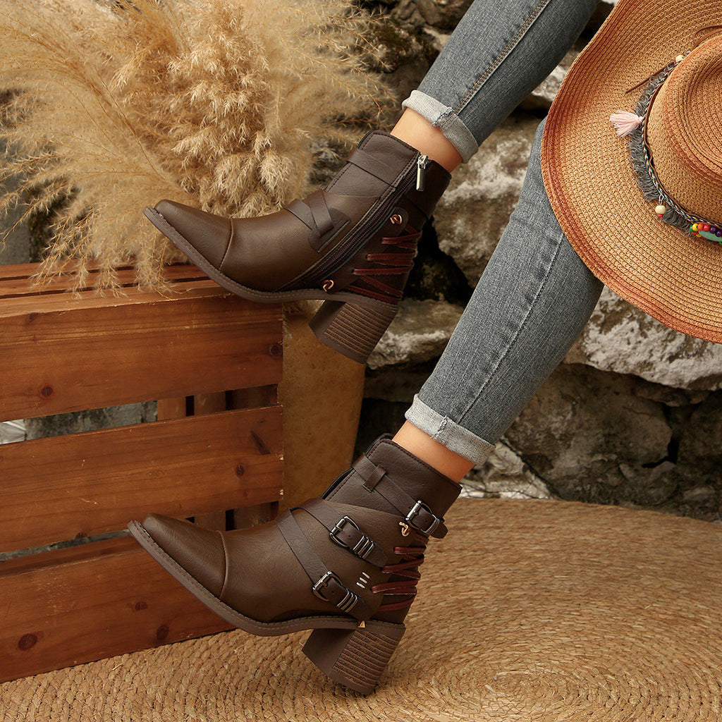 Vintage Inspired Orthopedic Boots