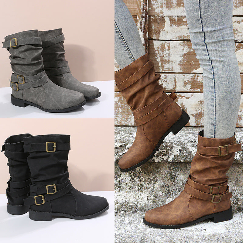 Chic Orthopedic Boots with Unique Design