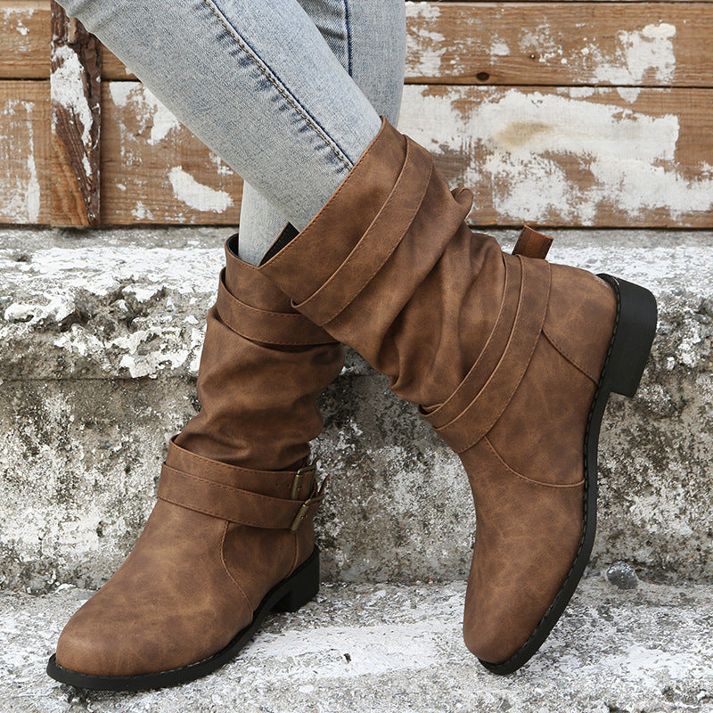 Chic Orthopedic Boots with Unique Design