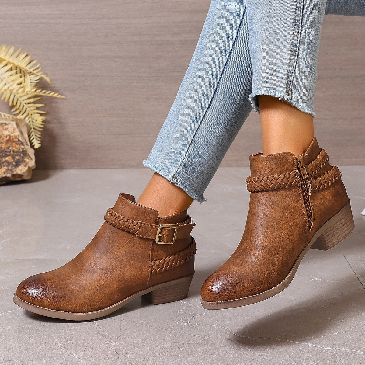Vintage Inspired Orthopedic Boots