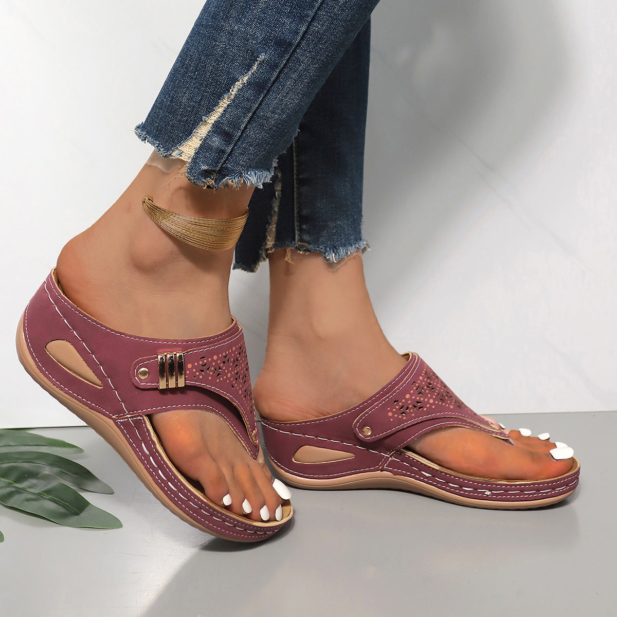 Vintage Inspired Orthopedic Sandals