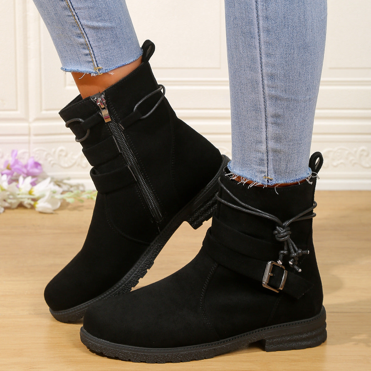 Chic Orthopedic Boots with Unique Design