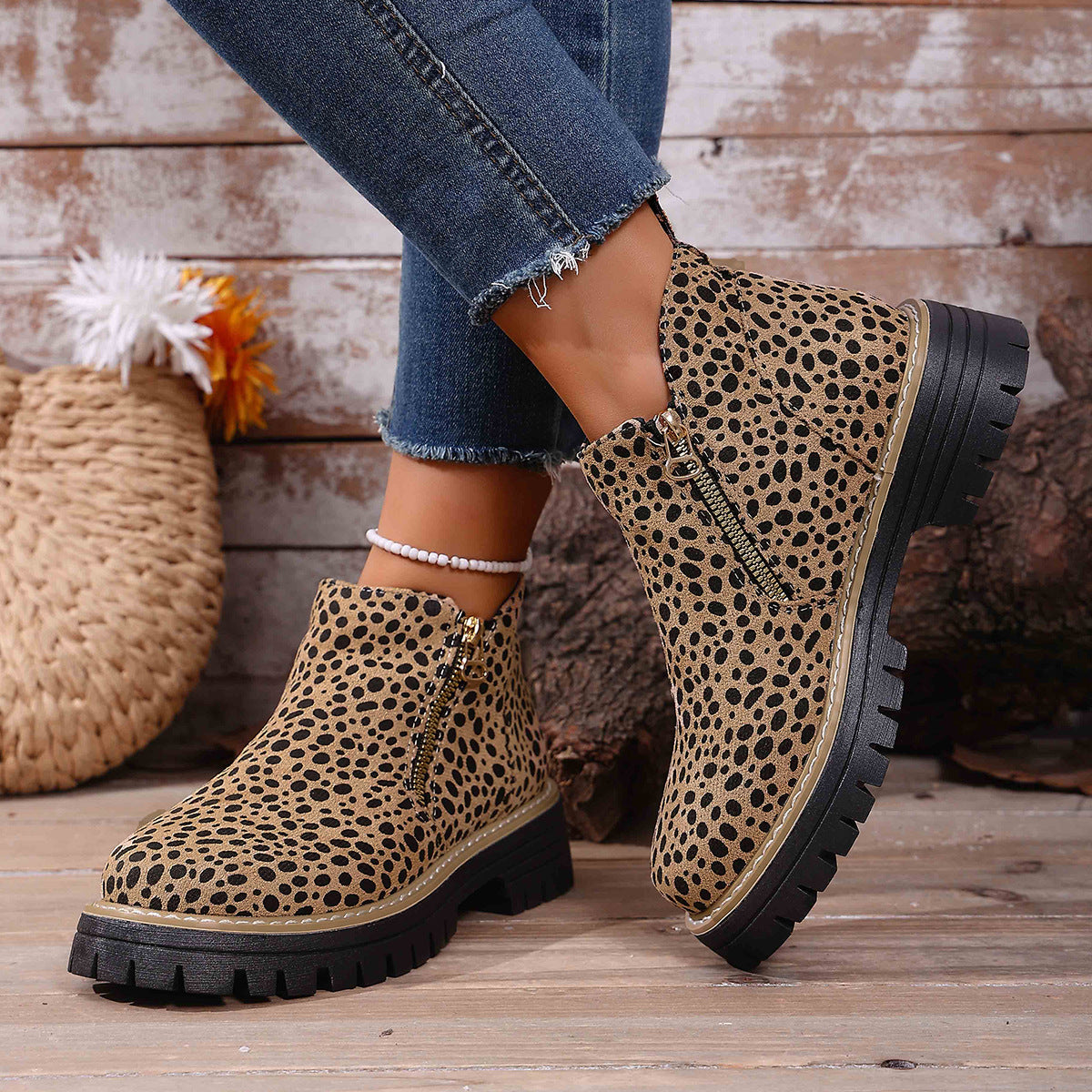 Vintage Inspired Orthopedic Boots