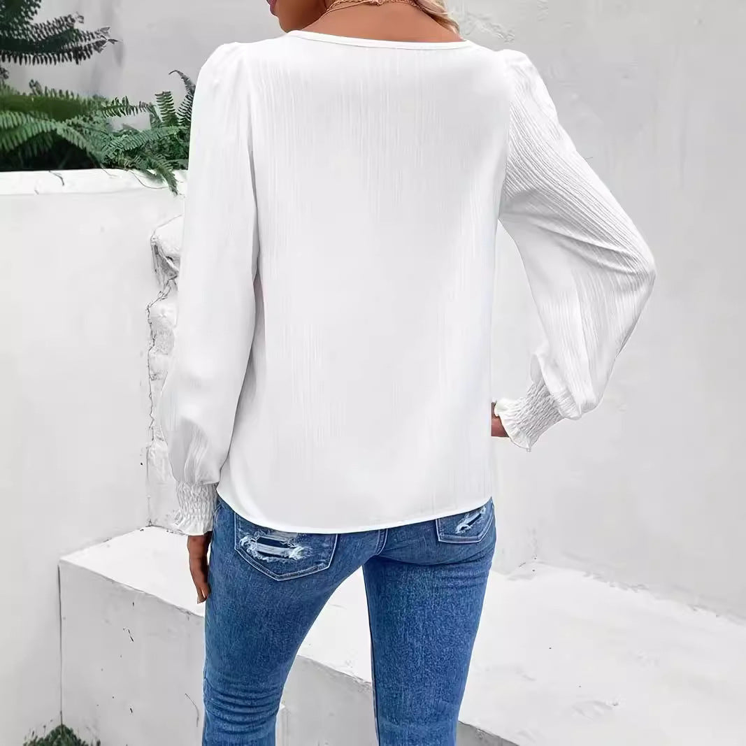 A Vintage Style Blouse with Delicate Timeless Details
