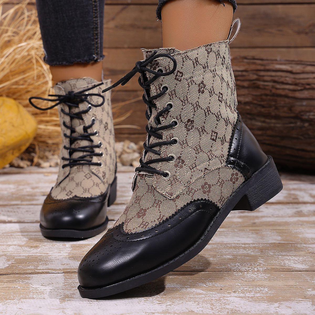 Vintage Inspired Orthopedic Boots