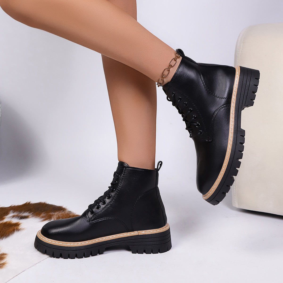 Vintage Inspired Orthopedic Boots