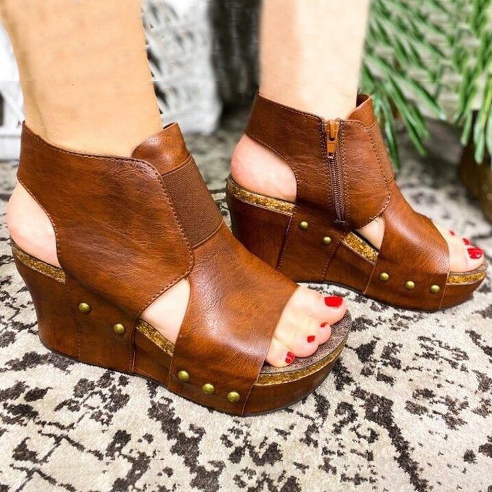 Vintage Inspired Orthopedic Sandals